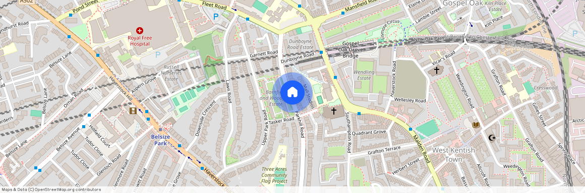 Parkhill Road, Belsize Park, London, NW3