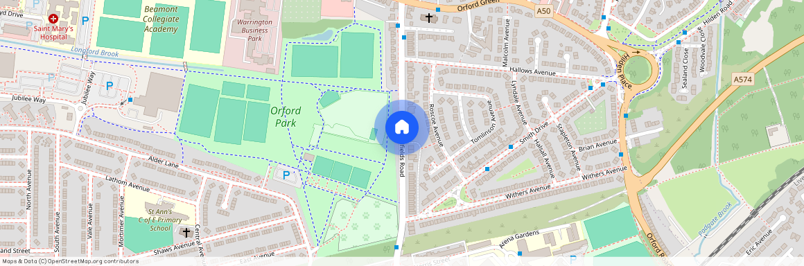 Hallfields Road, Warrington, WA2