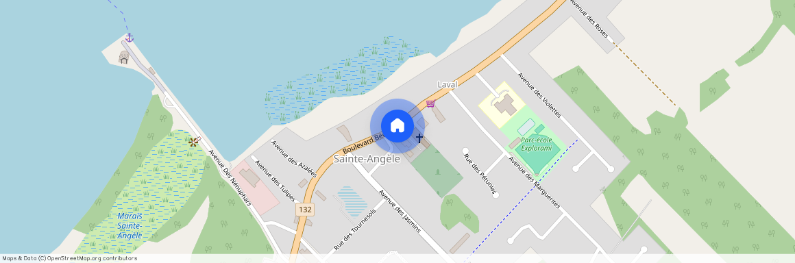 1000 Avenue des Marguerites, Sainte-Angèle, Sainte-Angèle, Centre-du-Québec, G9H 2K8