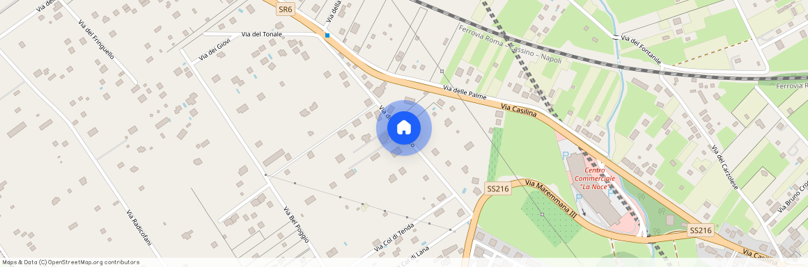 San Cesareo, Via Col Fiorito