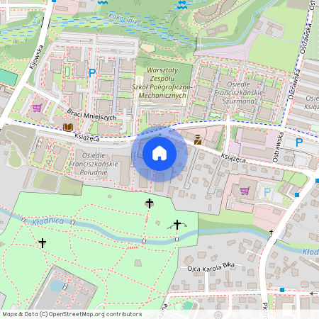 ul. Książęca, Ligota-Panewniki, Katowice, śląskie