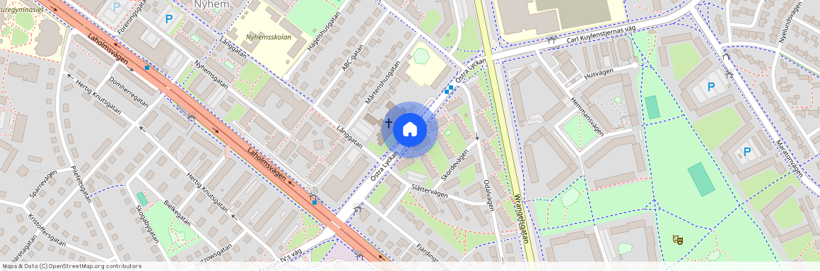 Östra Lyckan, Halmstad