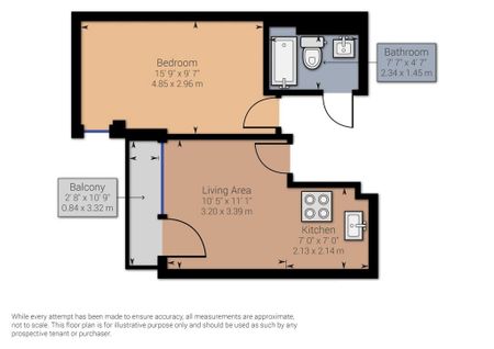 1 bedroom flat to rent - Photo 2