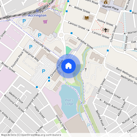 Waterside, St. James Court West, Accrington