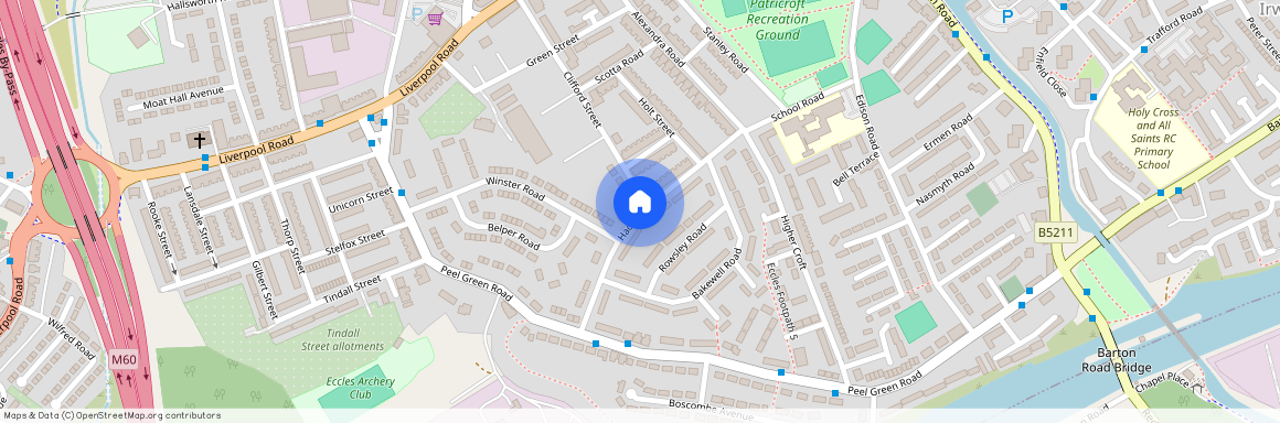 Haddon Road Eccles Manchester, M30