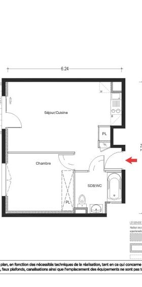 Location Appartement 2 pièces 41m² CLERMONT FERRAND 63000 - Photo 2