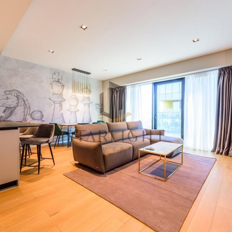 ONE Floreasca City modern design 2 bedroom For Rent - Fotografie 1