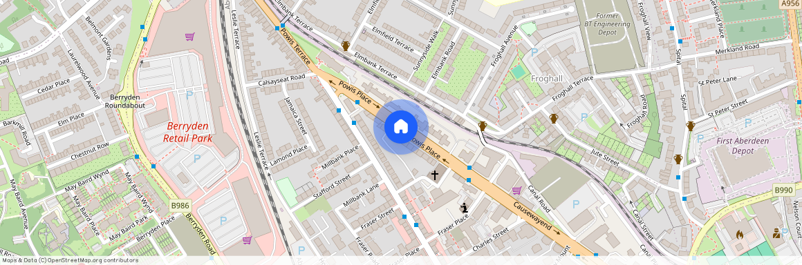 Powis Place, City Centre, Aberdeen, AB25