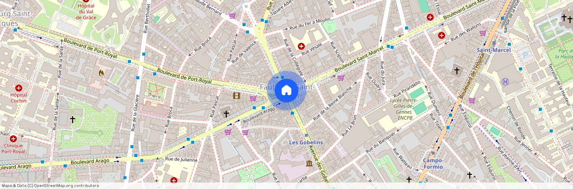 St Marcel / Gobelins/ Salpétrière, 75005, Paris