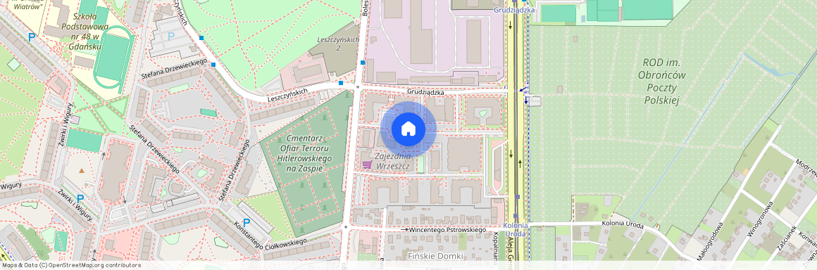 ul. Grudziądzka, Wrzeszcz Dolny, Gdańsk, pomorskie