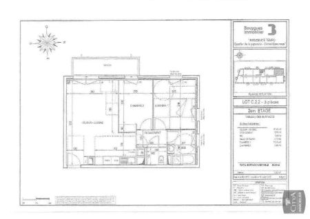 Appartement à louer 3 pièces 58.08m² - Photo 5