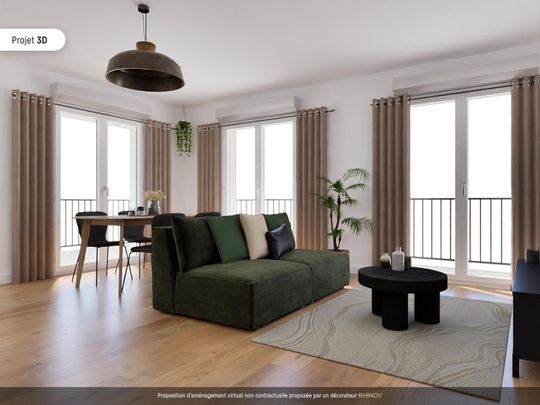 location Appartement T3 DE 71.2m² À COURBEVOIE - Photo 1