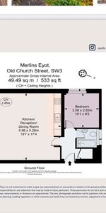 1 Bed Flat, Old Church Street, SW3 - Photo 3