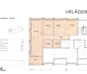 Magnifique et spacieux 4,5 pièces au 5ème et dernier étage - Photo 3