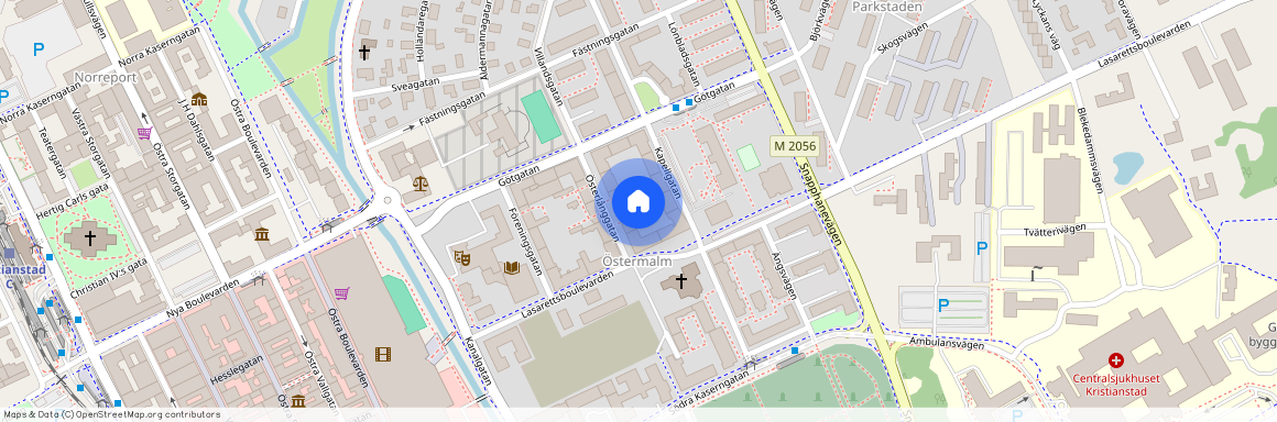 Kristianstad, Skåne, Österlånggatan 13 C