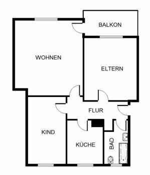 Renovierte 3 - Zimmer Wohnung mit Balkon in modernisierter Wohnanlage! - Foto 5