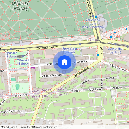 Kouřimská, Praha - Vinohrady