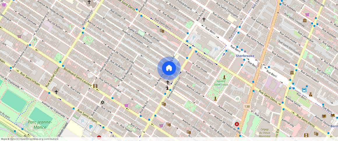 ** Avenue Laval - D, Montréal, QC H2W 2H8