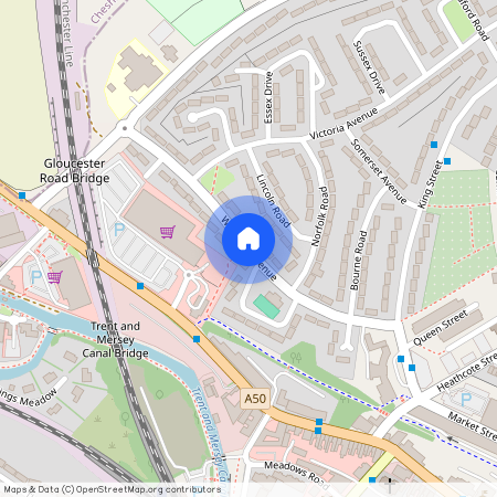 Whitehall Avenue, Kidsgrove, Stoke-on-Trent, Staffordshire, ST7