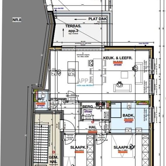 TE HUUR: Recent appartement met 2 slaapkamers te Wellen! - Foto 1