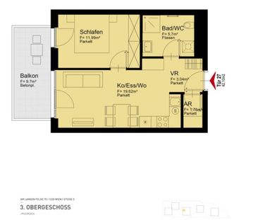 Moderne 2 Zi Wohnung mit Balkon provisionsfrei - nahe U1 - Photo 6