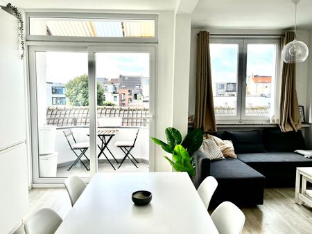 Ruim 1-slaapkamer appartement met terras in Zurenborg - Foto 5