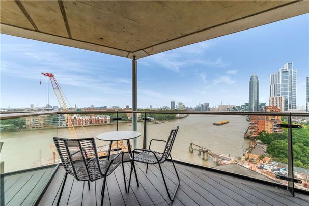 A high specification two double bedroom apartment with spectacular Westminster and river views in the iconic Riverlight development. - Photo 1