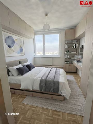 Stadtliebhaber aufgepasst! Einladende 3-Raum Wohnung mit dem Vorteil einer großen und sonnigen Loggia mit herrliche Aussicht! Erstklassige Infrastruktur! - Foto 3