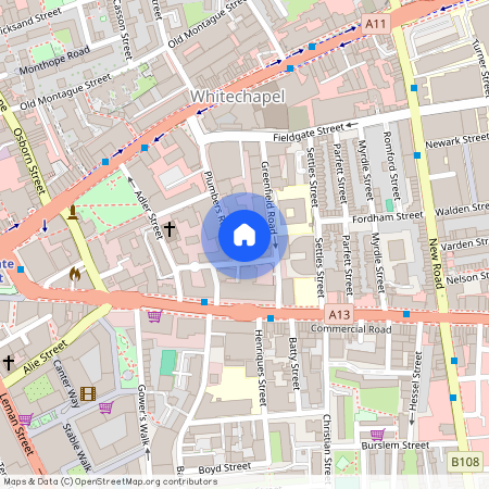 Plumbers Row, Aldgate, London, E1 1EQ