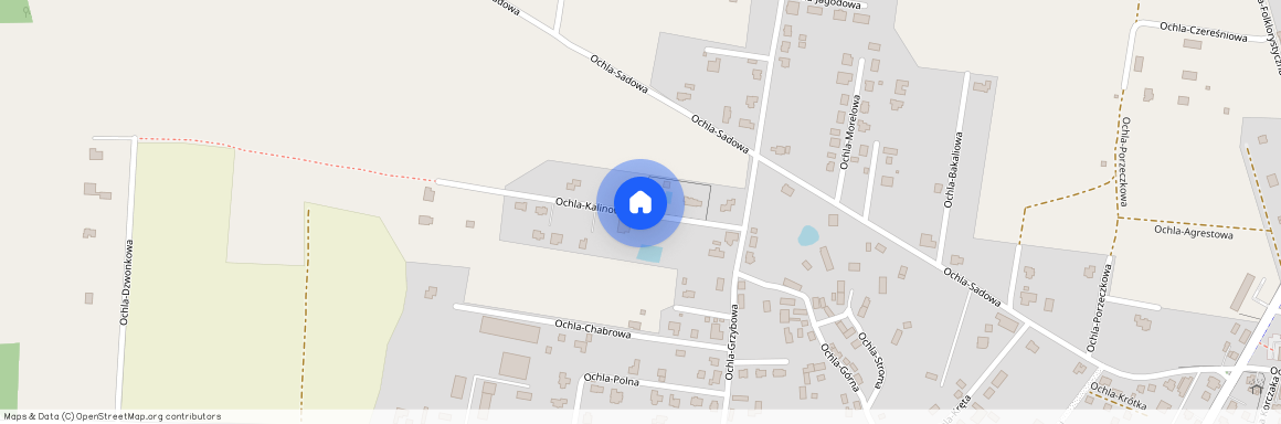 ul. Kalinowa, Ochla, Zielona Góra, lubuskie