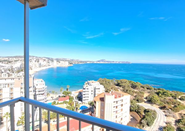 APARTMENT FOR RENT IN CALPE WITH AMAZING 360 DEGREE VIEWS
