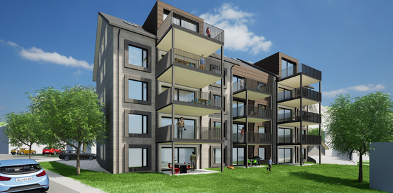 Moderne 2.5 Zimmer Neubauwohnung in Unteriberg, Alpenblick - Photo 2