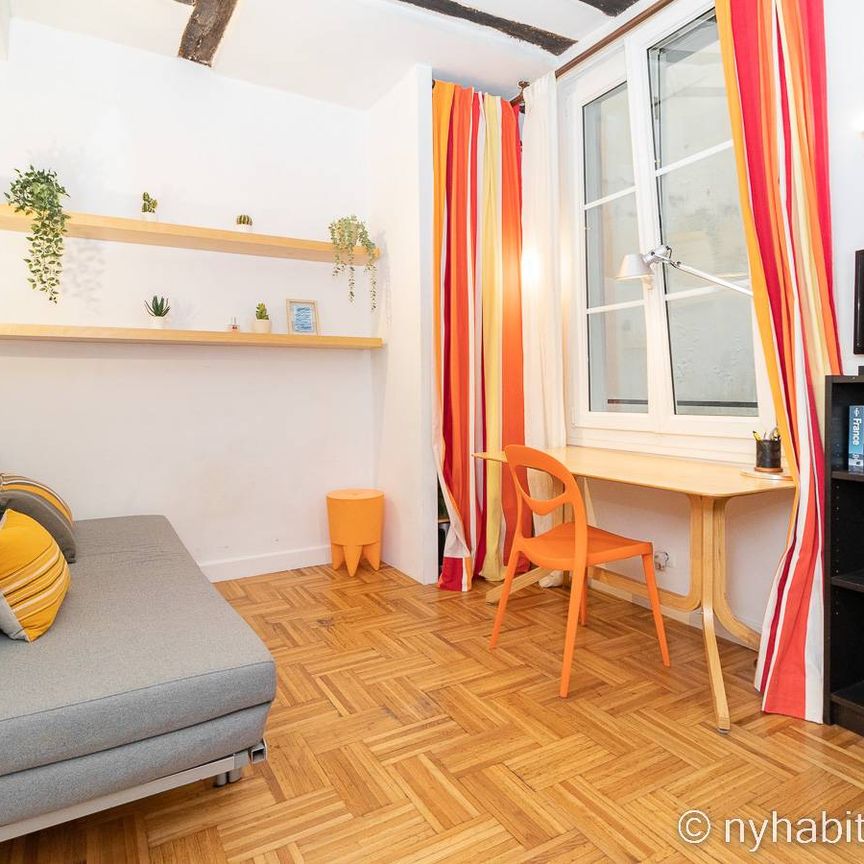 Logement à Paris, Location meublée - Studio T1 - Odéon, Saint Germain - Luxembourg - Saint Michel (PA-4571) - Photo 1