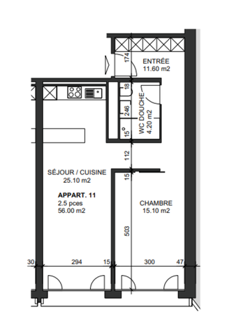 Appartement de 2.5 pièces entièrement neuf - Photo 5