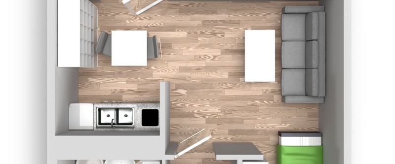 1-Raum-Wohnung Karpfenweg 18 - Foto 1