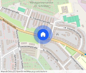 2 Raumwohnung mit Kamin, Wintergarten und Balkon in Görlitzer Südstadt - Photo 1