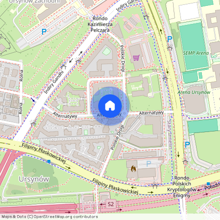 ul. Alternatywy, Stary Imielin, Ursynów, Warszawa, mazowieckie