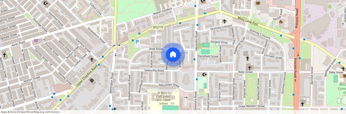 Merriman St Manchester. M16 7AJ