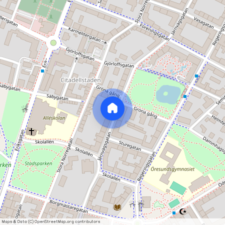 Landskrona, Skåne, Järnvägsgatan 39