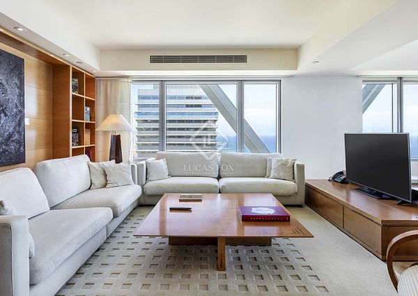 Modern duplex penthouse for rent in Vila Olímpica, Barcelona