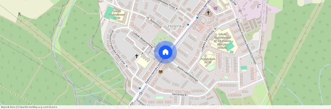 ul. dr. Henryka Jordana, Helenka, Zabrze, śląskie