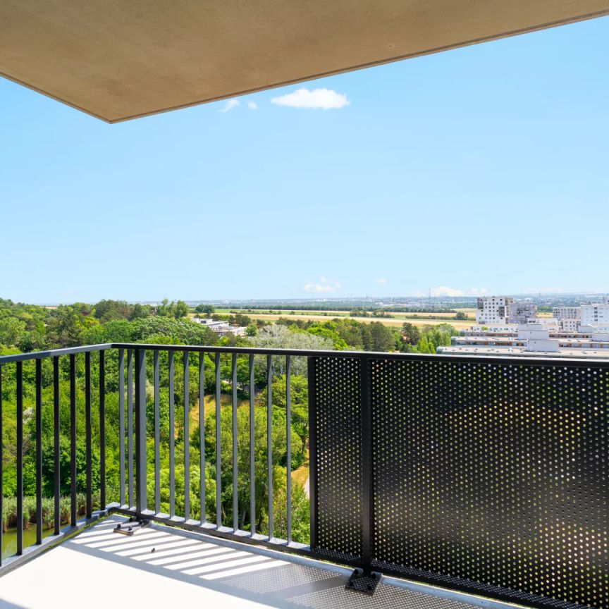 TABA Tower - Serviciertes Apartment mit grandiosem Fernblick direkt an der U1 Oberlaa - begehbarer Kleiderschrank, inkl. Heizung, Kühlung, Strom, Internet und Fitnessraum! - Photo 1