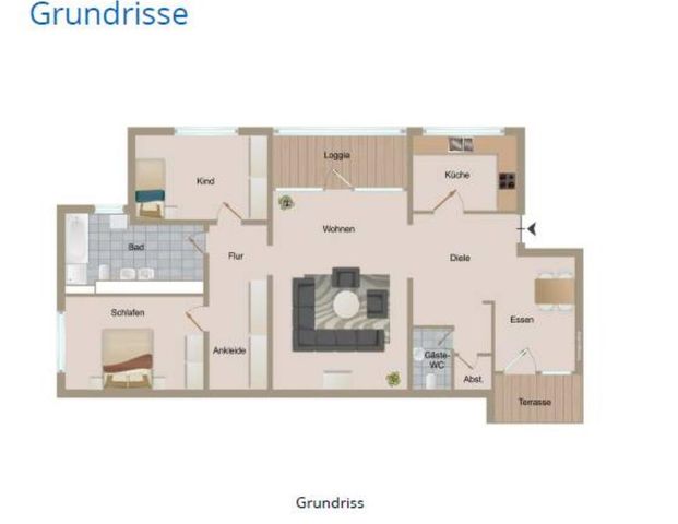 Großzügige, frisch renovierte 3,5 Zimmer Wohnung in Villingen - Photo 1