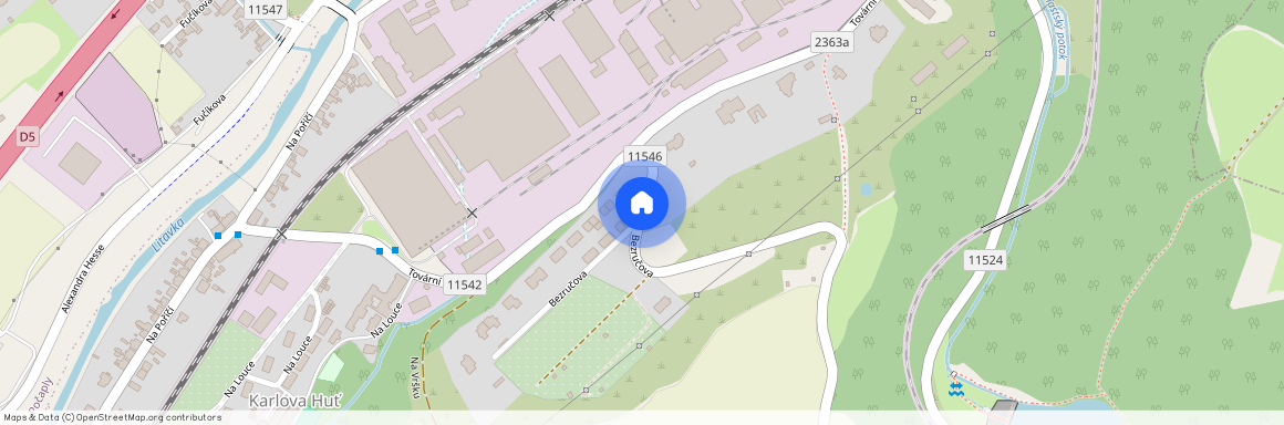 Králův Dvůr, Bezručova