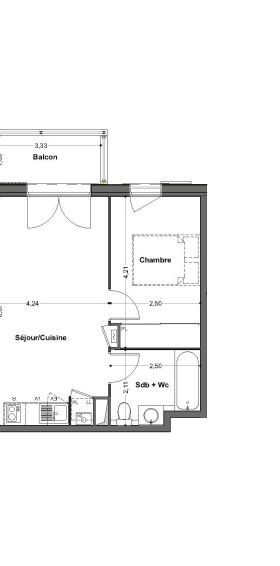 Location Appartement 2 pièces 41m² SEYSSES 31600 - Photo 2