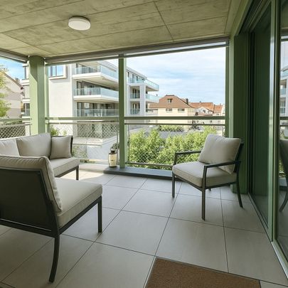 Möblierte exklusive 3.5-Zimmer-Wohnung mit zwei Balkonen im Zentrum Thalwil - Foto 1