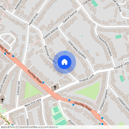 Bracknell Gardens, NW3, London