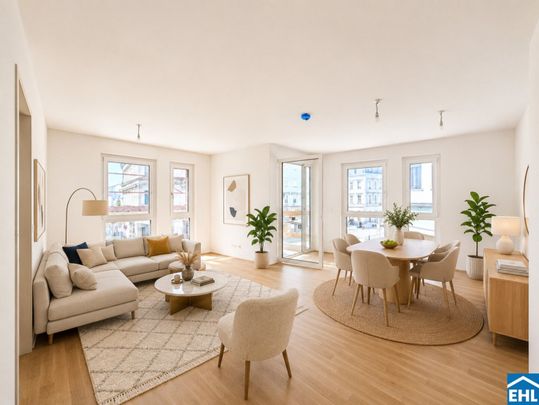 Wiener Stadtoase – ERSTBEZUG - nachhaltiges Energiekonzept – Mit Balkon, Loggia, Terrasse oder Garten - Photo 1