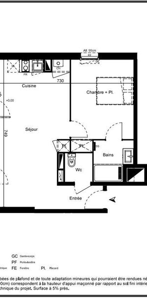 Location Appartement 2 pièces 51m² LE TAILLAN MEDOC 33320 - Photo 1