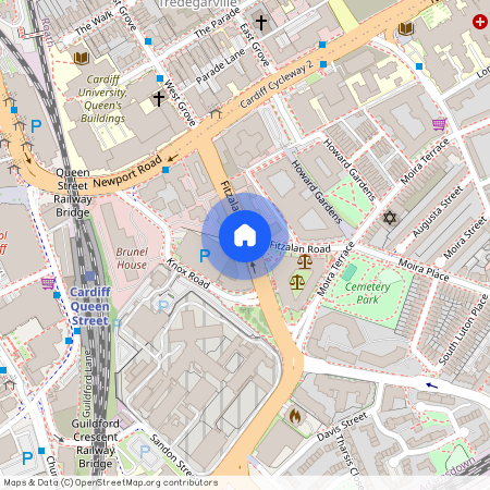 Loft Apartment, Fitzalan Place, Cardiff(City), CF24